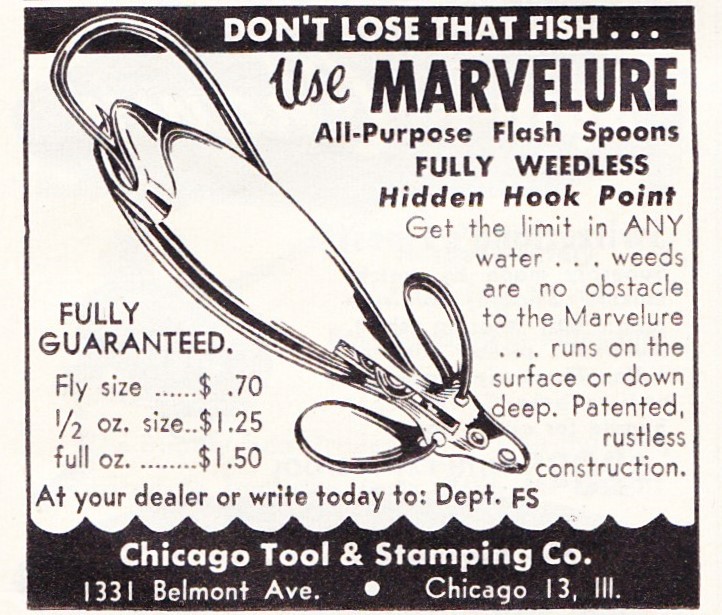 Marvelure Ad Field & Stream June 1953