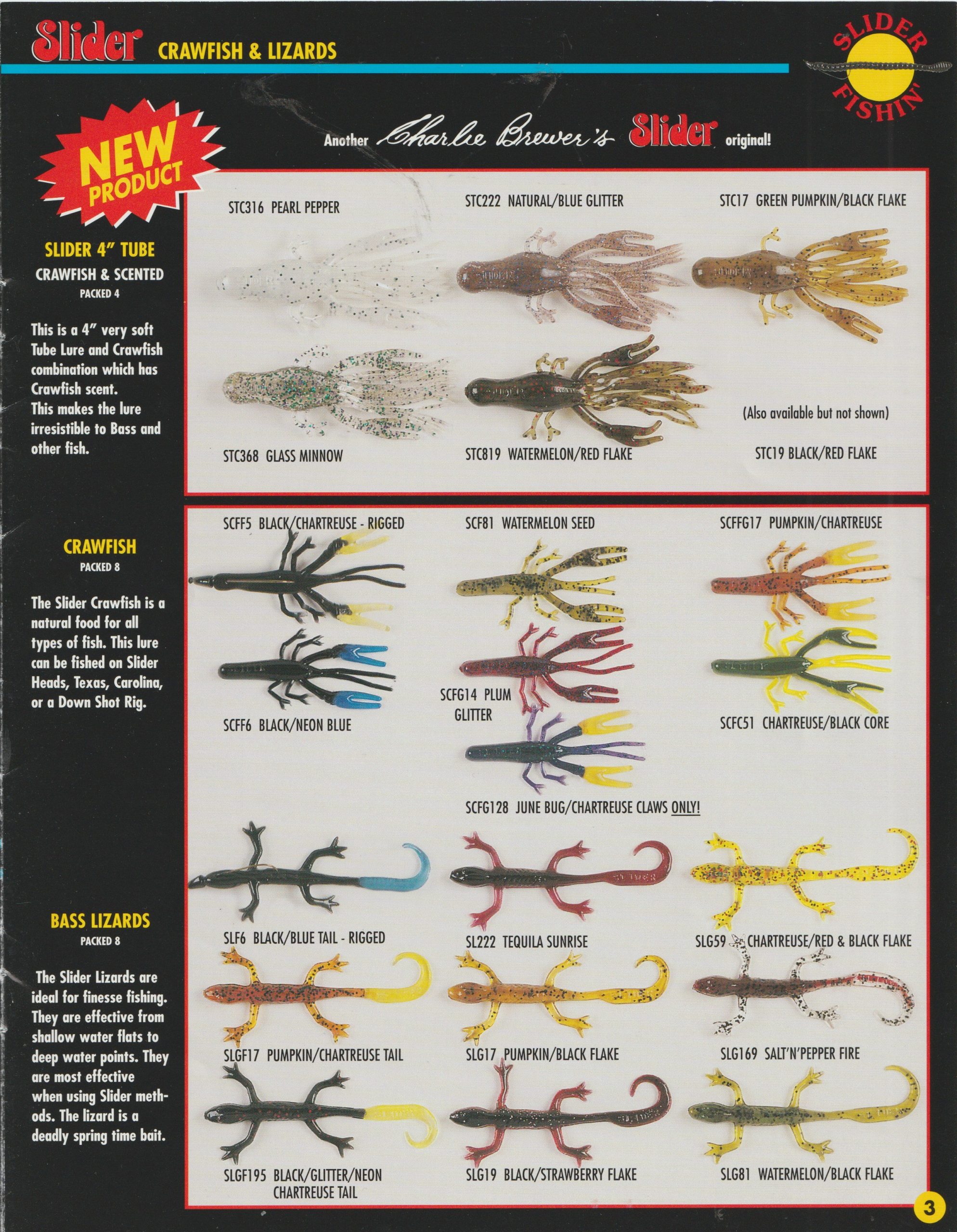 Slider Fishing Catalog 2000 Bass Fishing Archives Crazy Head Lure