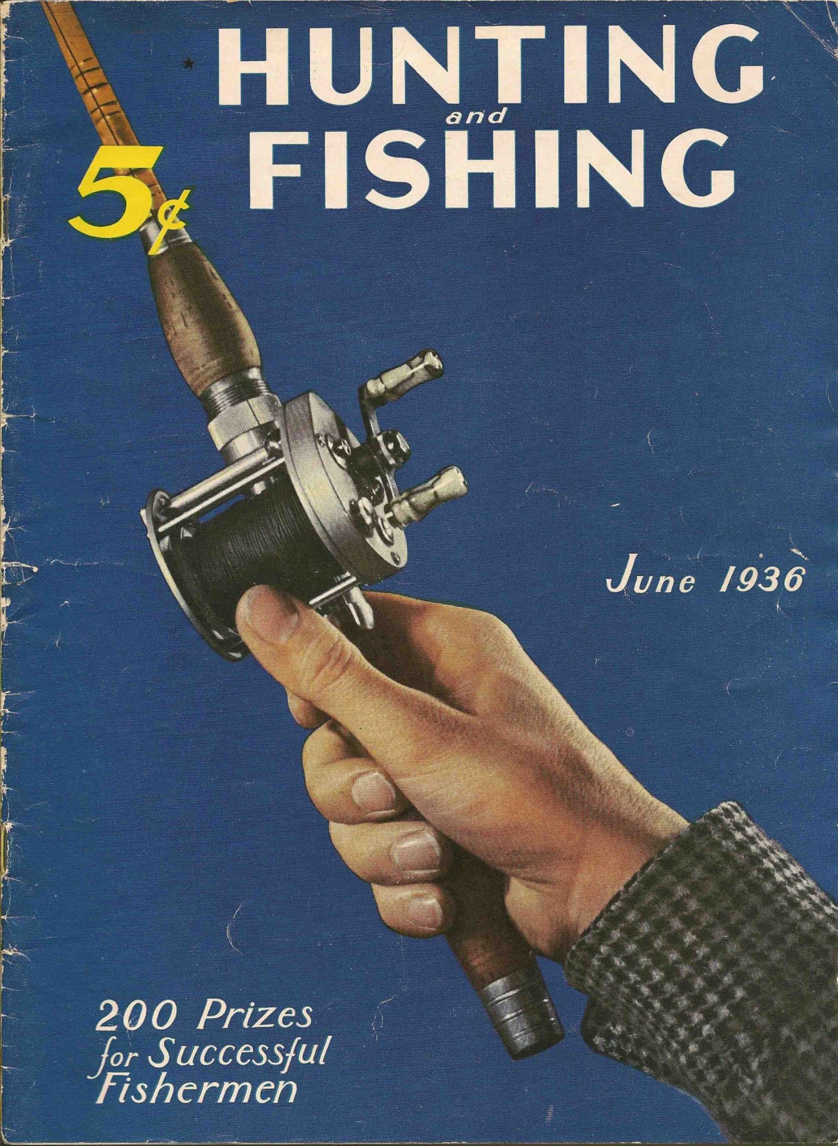 July 1936 Hunting & Fishing compressed The cover of the July 1936 issue of Hunting and Fishing. Image Bill Sonnett.
