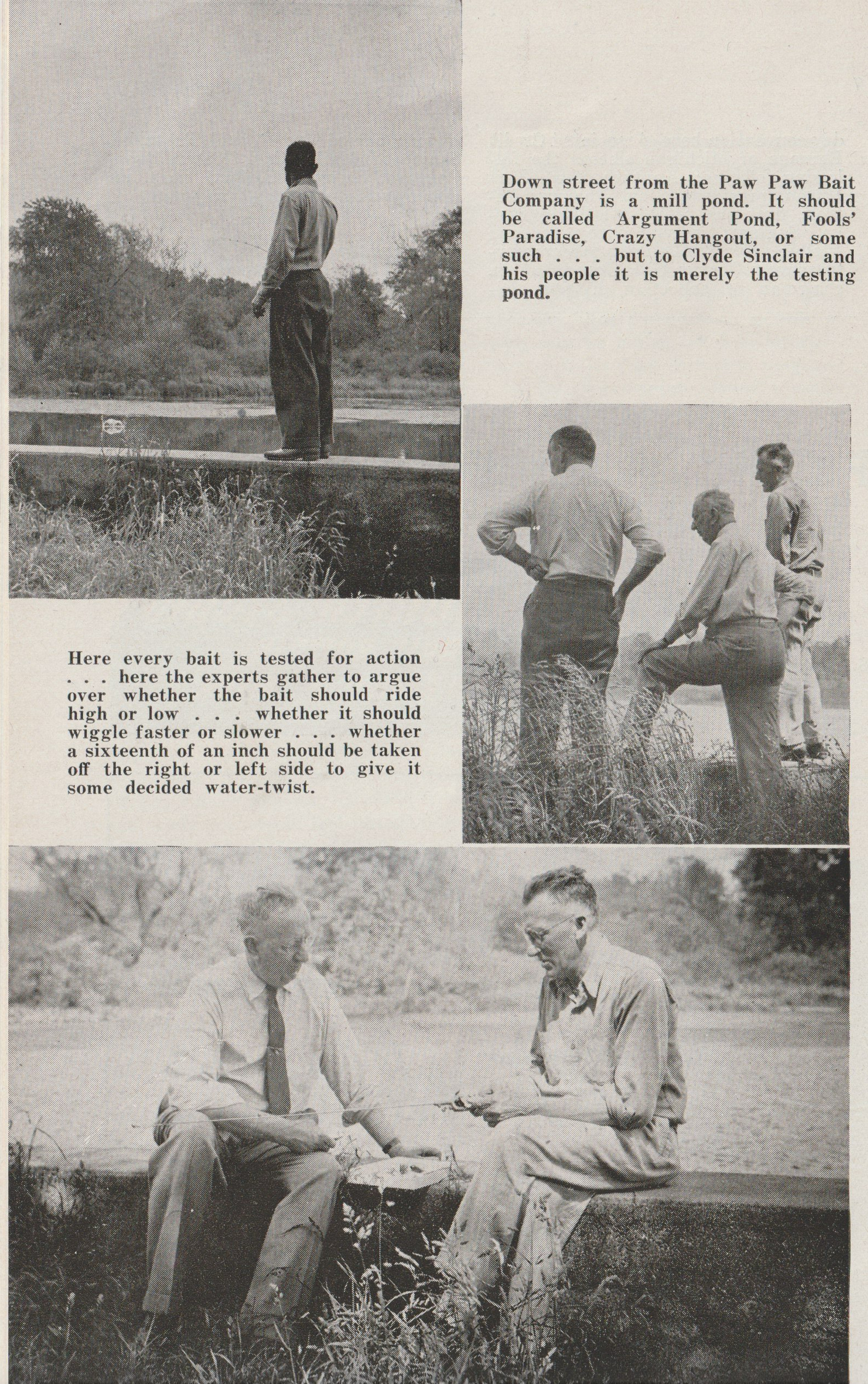Paw Paw Bait Company, factory scenes. Michigan Tradesman, 9/24/1947.