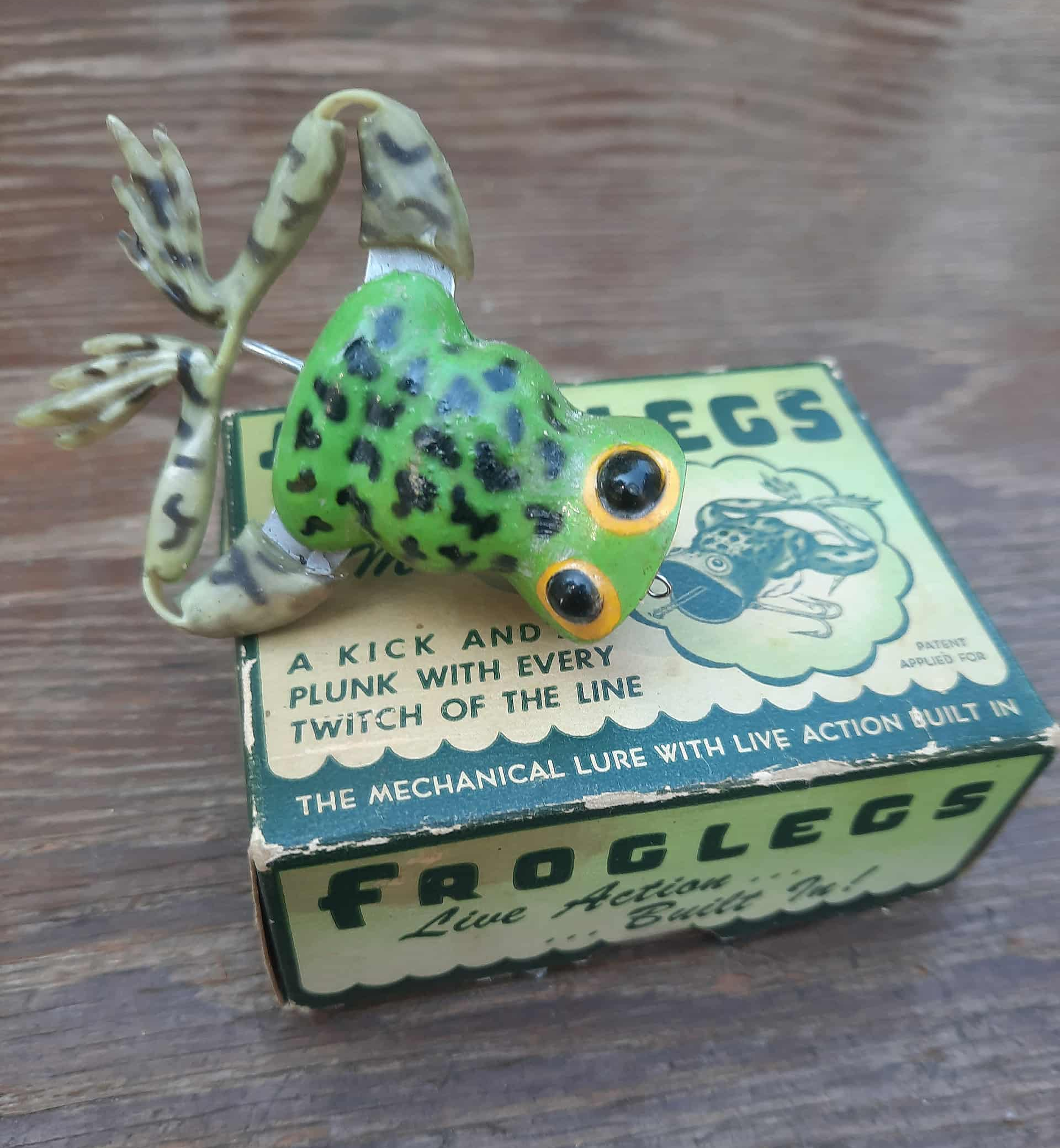 Jenson Froglegs Mechanical Lure - Bass Fishing Archives Gimmick Bass Tackle Jenson Froglegs Mechanical Lure - Bass Fishing Archives Gimmick Bass Tackle