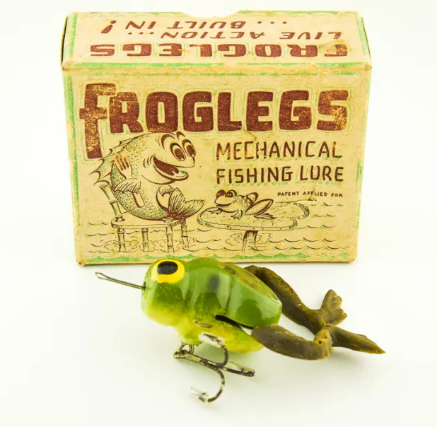 Jenson Froglegs Mechanical Lure - Bass Fishing Archives Gimmick Bass Tackle