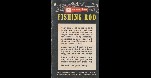 Garcia Conolon Fishing Rod Brochure
