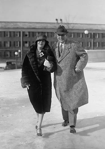 Harry Hawes with his wife Elizabeth, 1926.