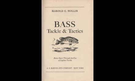Harold C. Hollis, Early Light Tackle Advocate