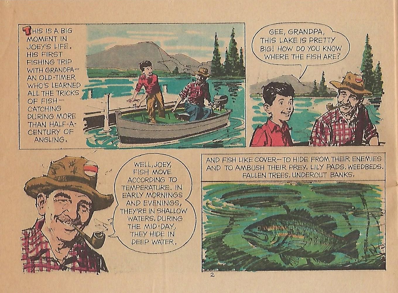 CCBC "Fish-Catchin' Tips from Grandpa", 1965, p.2.