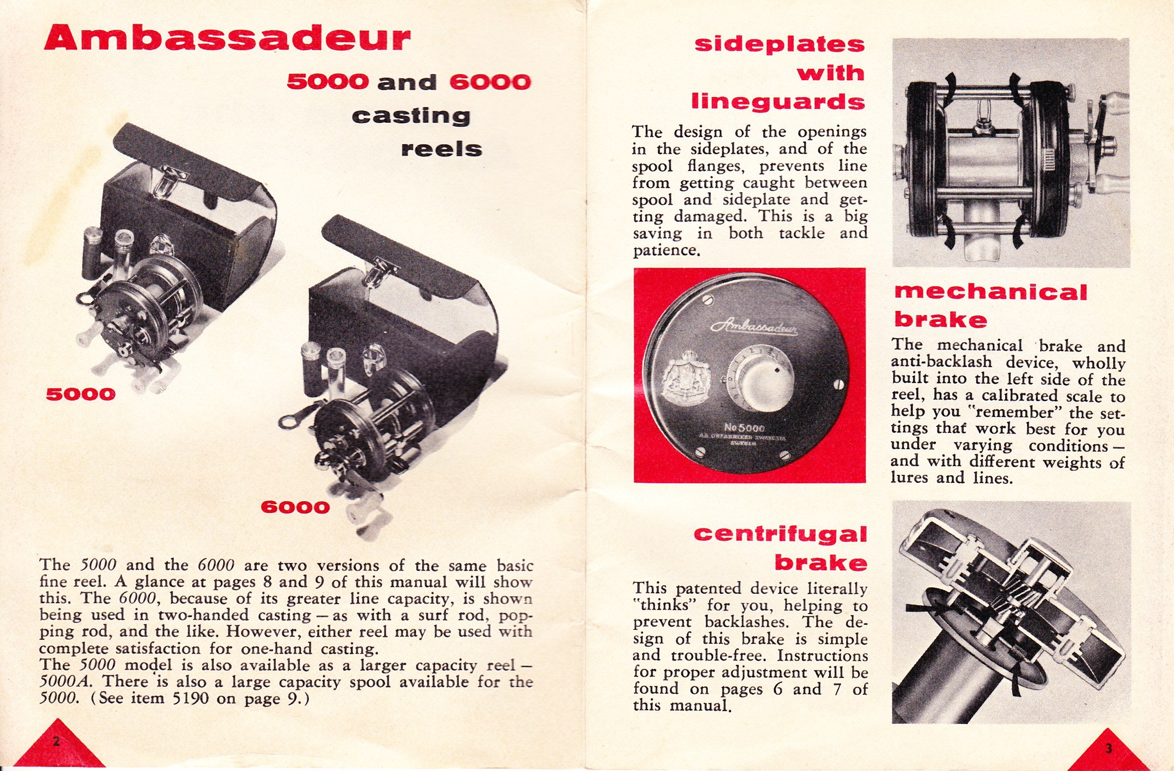 1954 Swedish Record Ad June 1954 Pages 2 and 3 from the 1957-58 Garcia ABU Ambassadeur Handbook. Image Terry Battisti.
