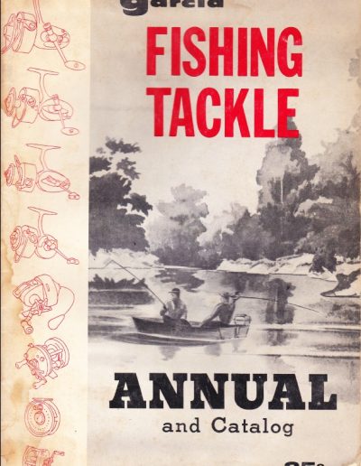 The cover of the 1960 Garcia Fishing Tackle Annual. Image Terry Battisti.