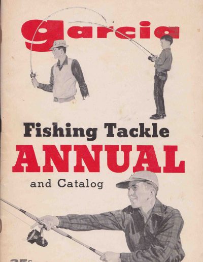 The cover of the 1961 Garcia Fishing Tackle Annual. Image Terry Battisti.