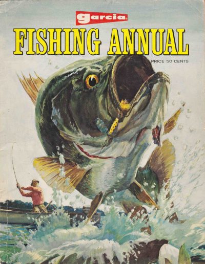 The cover of the 1964 Garcia Fishing Annual. Image Terry Battisti.