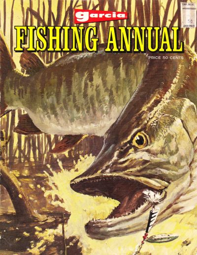 The cover of the 1965 Garcia Fishing Annual. Image Terry Battisti.
