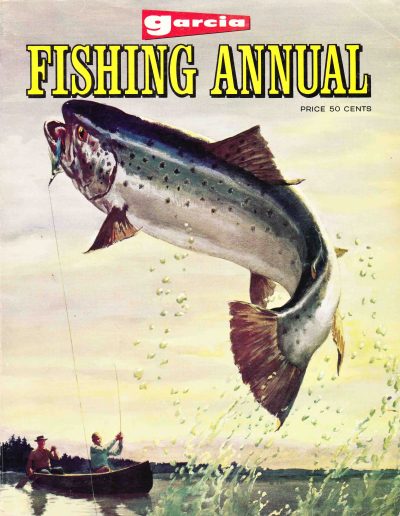 The cover of the 1966 Garcia Fishing Annual. Image Terry Battisti.