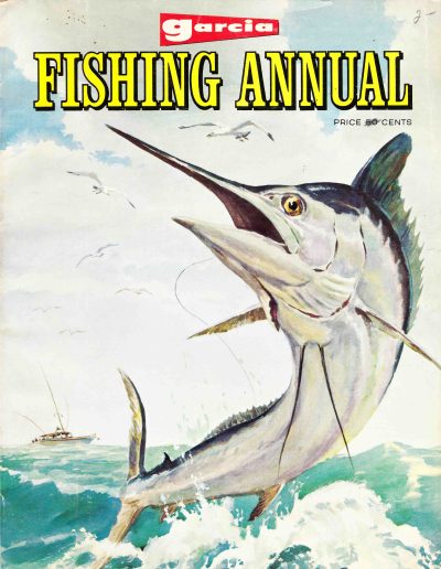 The cover of the 1968 Garcia Fishing Annual. Image Terry Battisti.