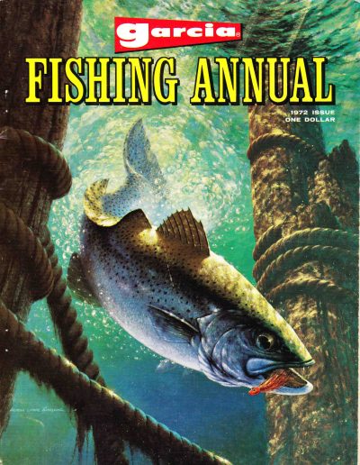 The cover of the 1972 Garcia Fishing Annual. Image Terry Battisti.