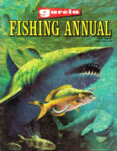 The cover of the 1973 Garcia Fishing Annual. Image Terry Battisti.