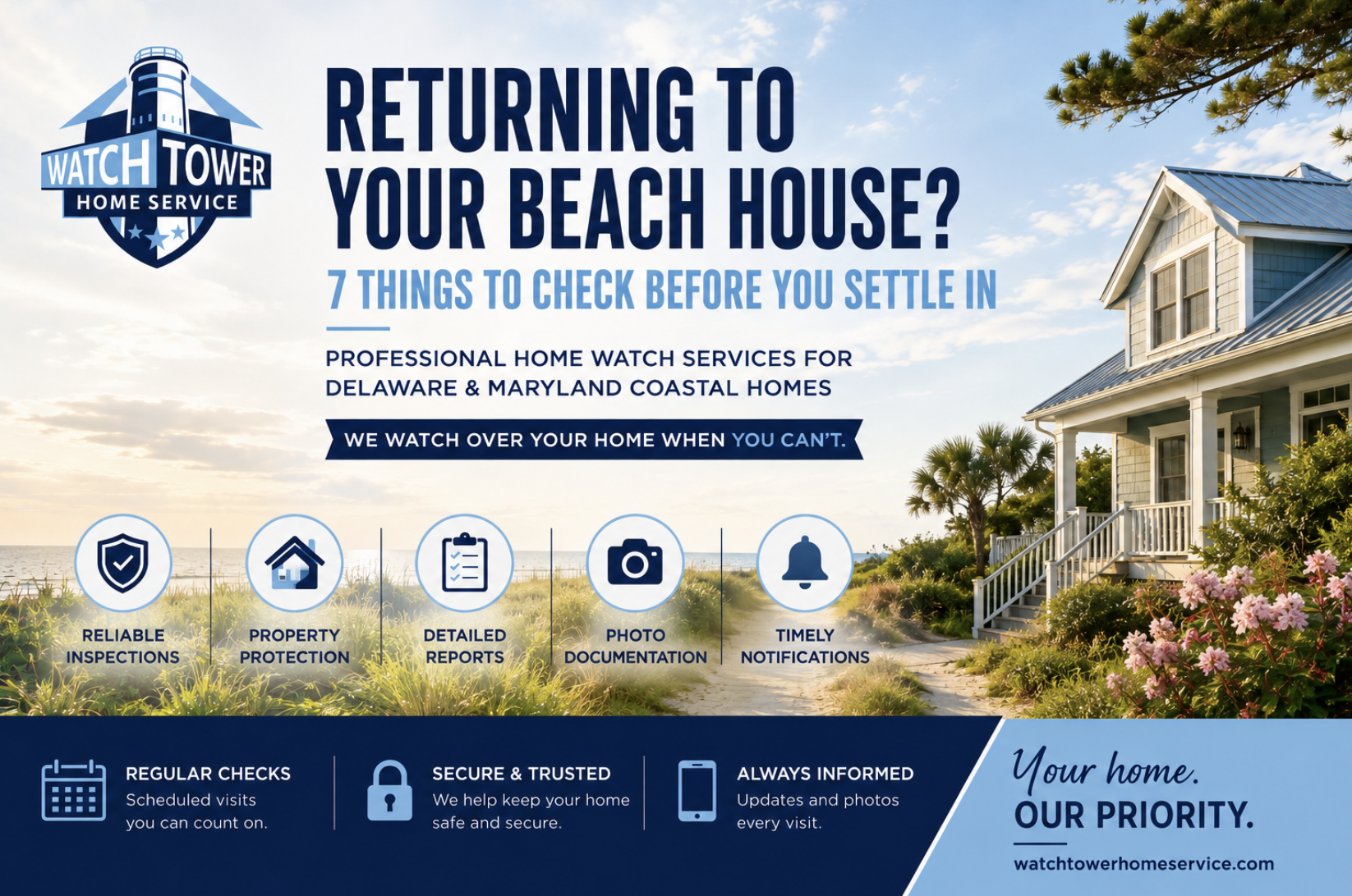 Returning to Your Beach House? 7 Things to Check Before You Settle In