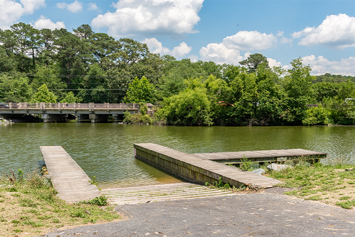 Leonard's Mill boat ramp in Delmar, MD