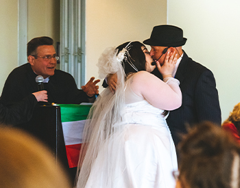 Joey + Gina’s Italian Comedy Wedding Dinner + Show