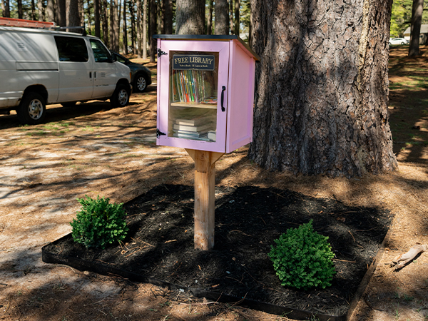 Indian Village book bin