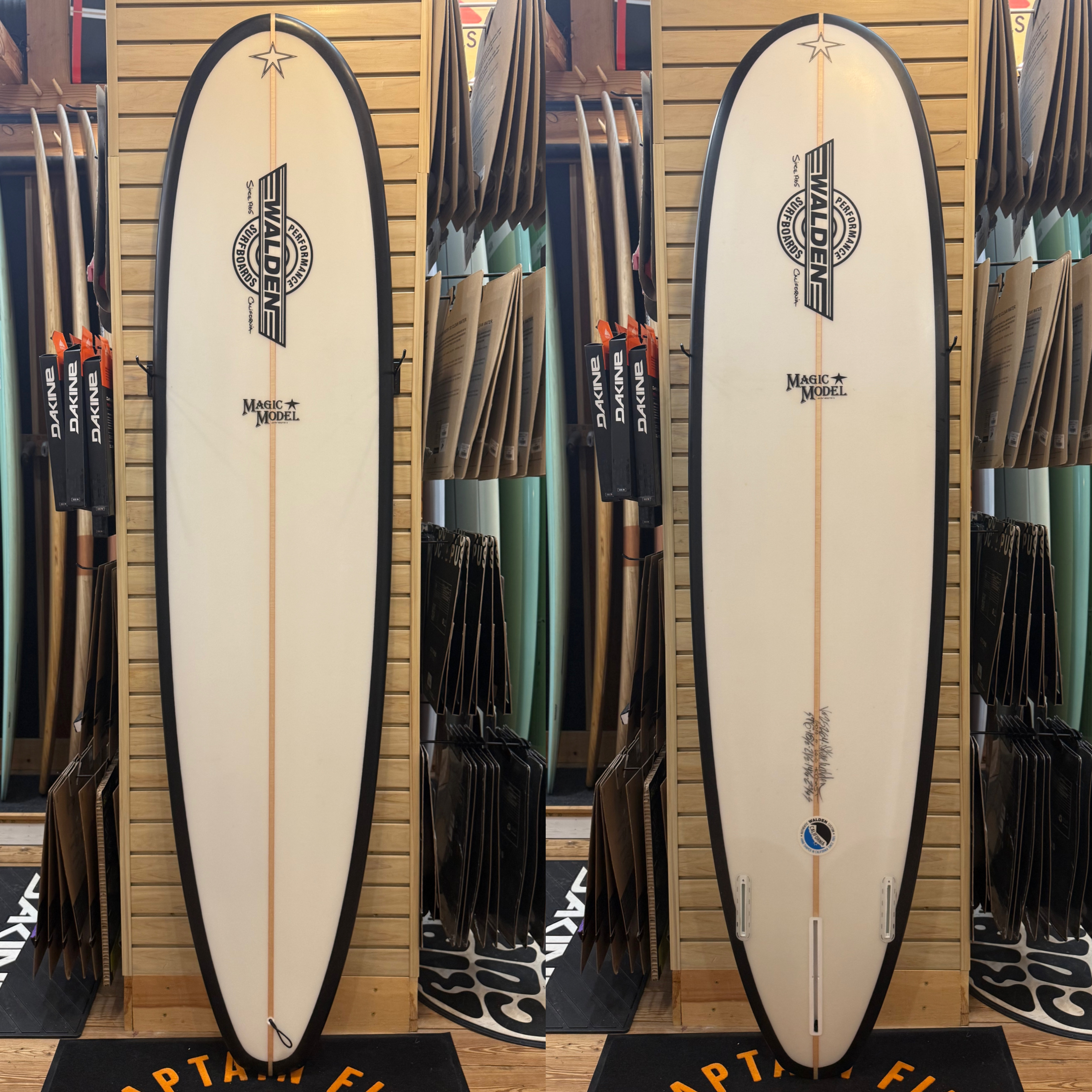 7'6 Mini Magic  surfboard top photo