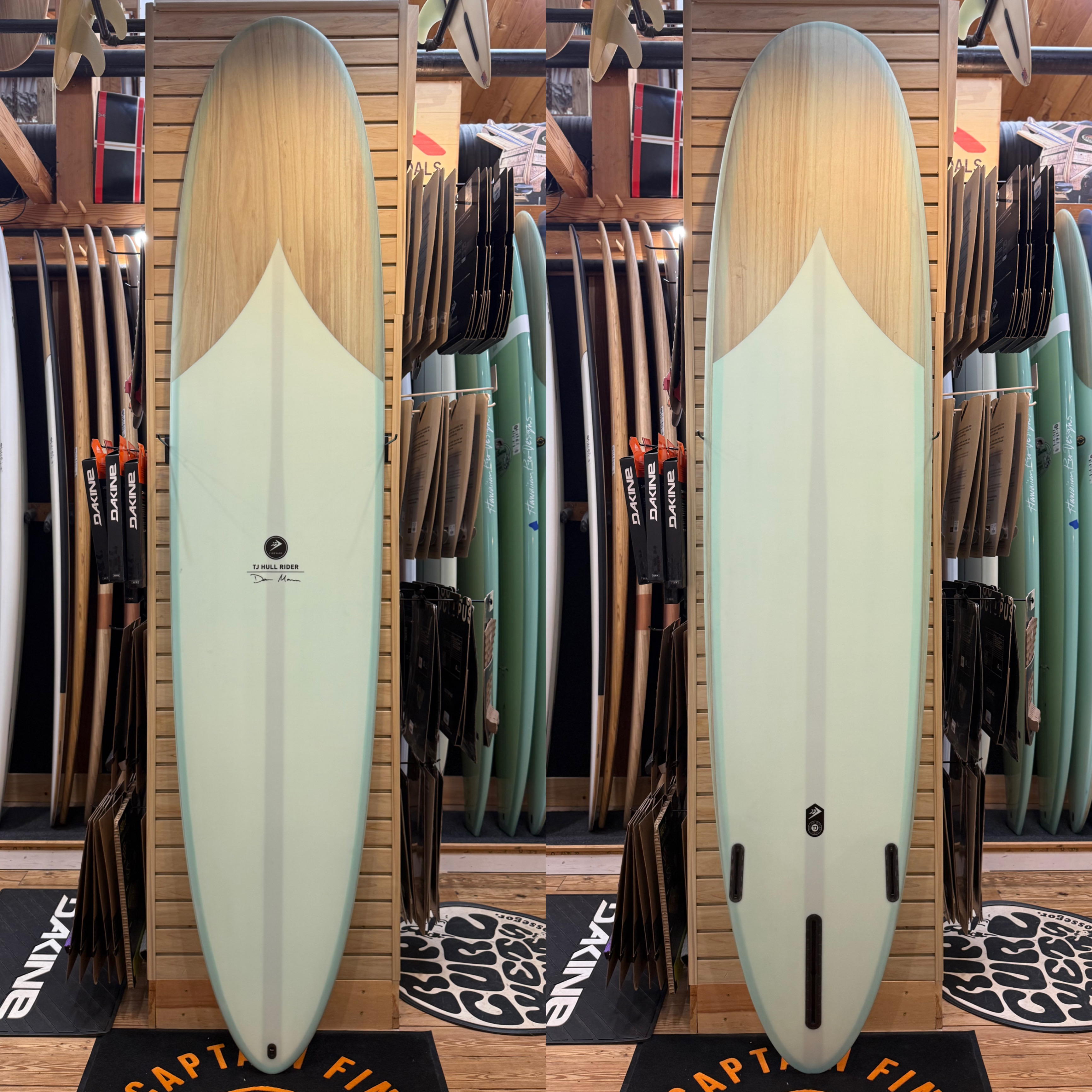 9'0 Hull Rider  surfboard top photo