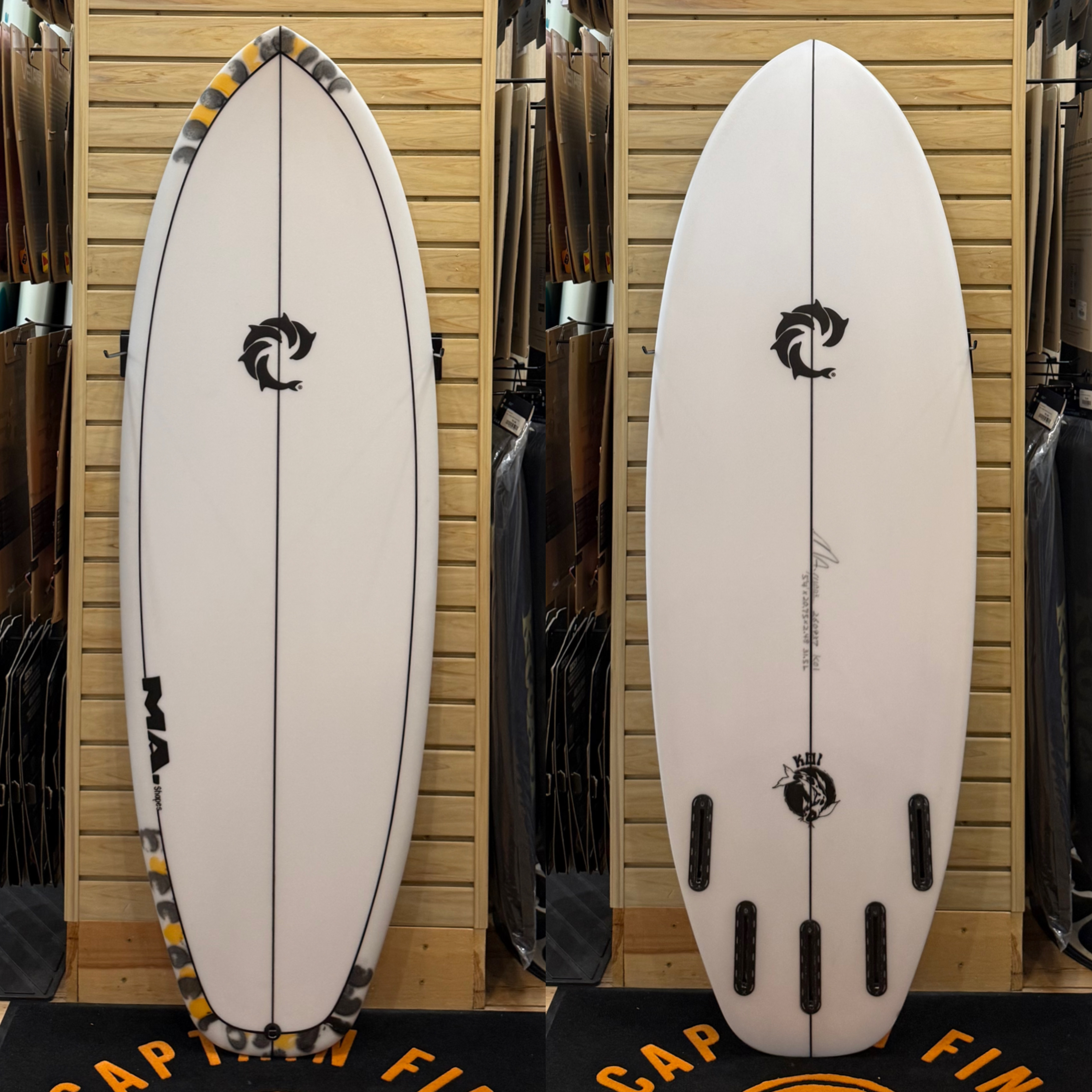 5'4 Makoi  surfboard top photo