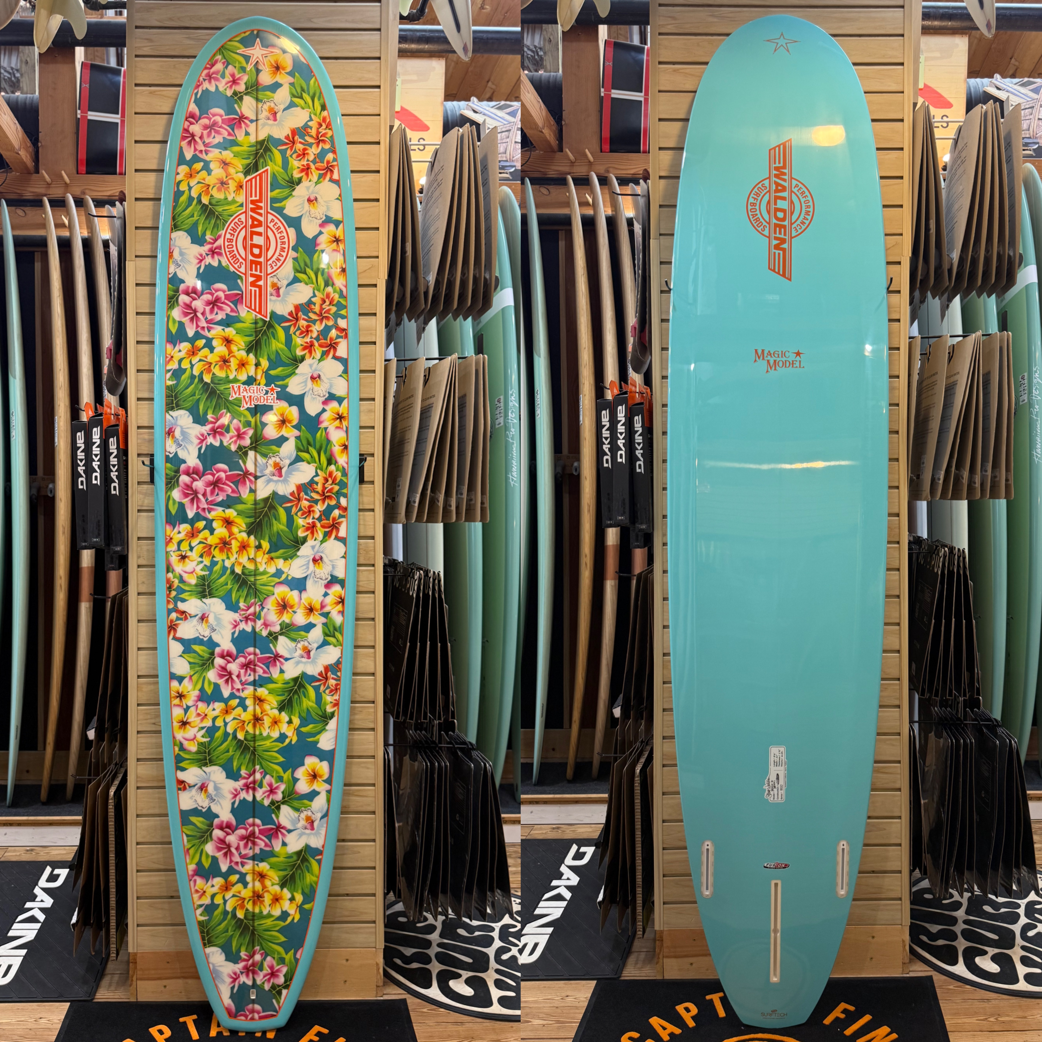 8'6 Magic Model Wahine  surfboard top photo