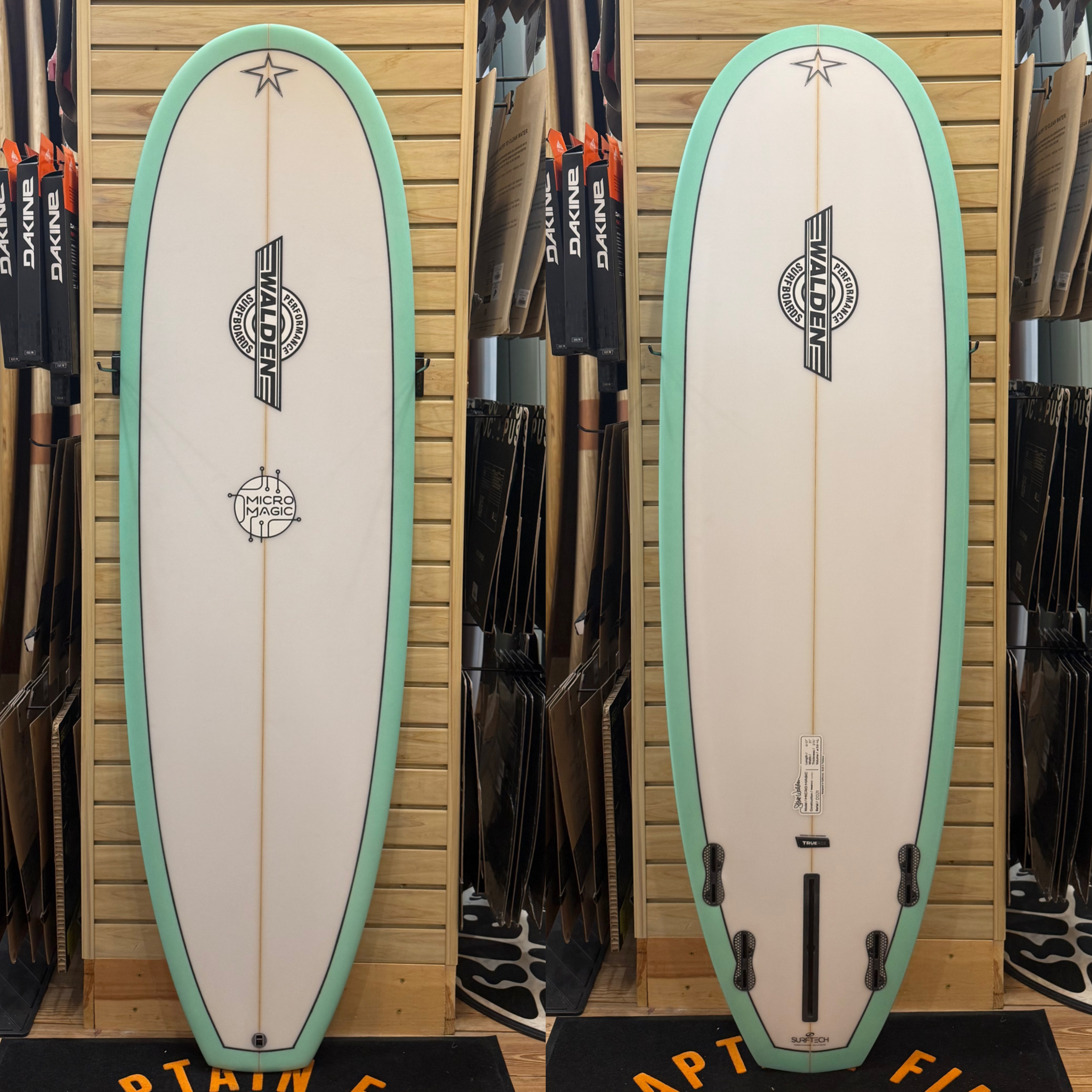 6'0 Micro Magic Poly  surfboard top photo