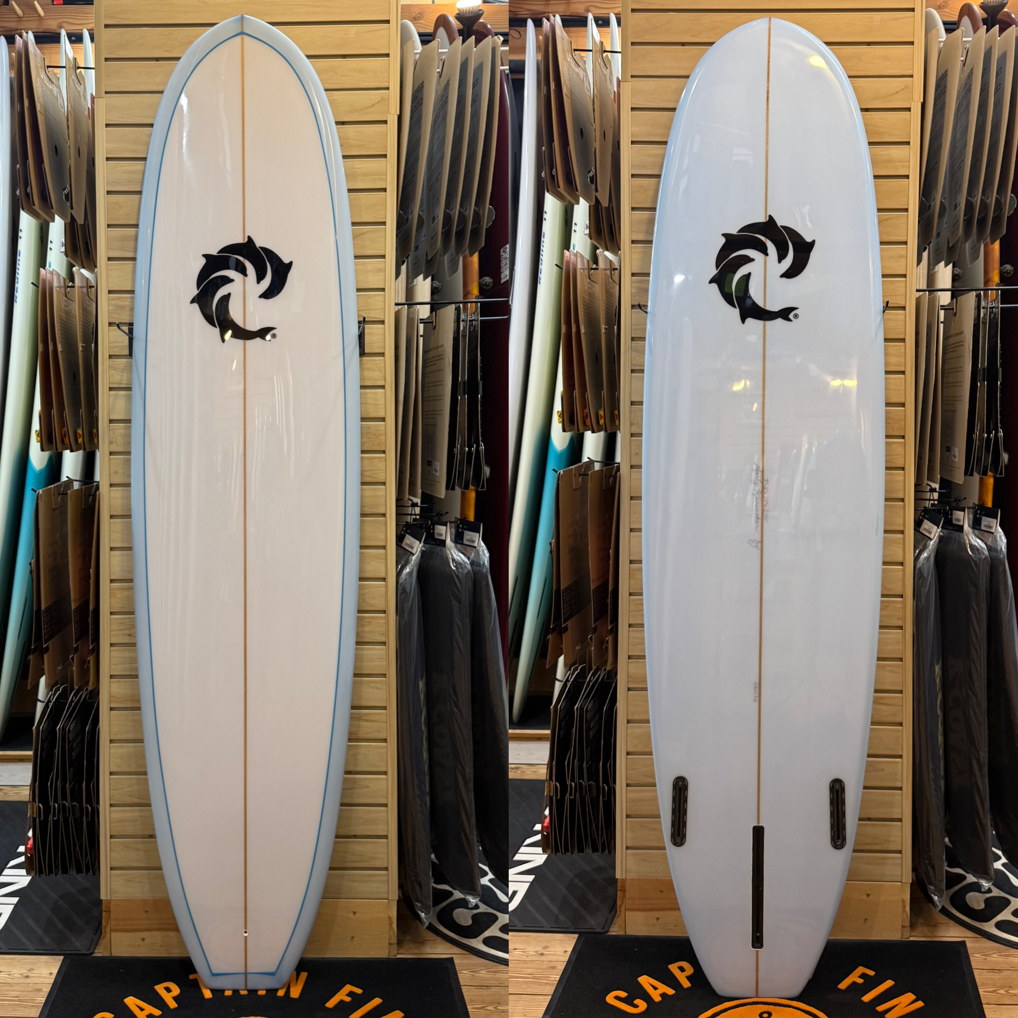 7'2 Kees Mini Marty  surfboard top photo