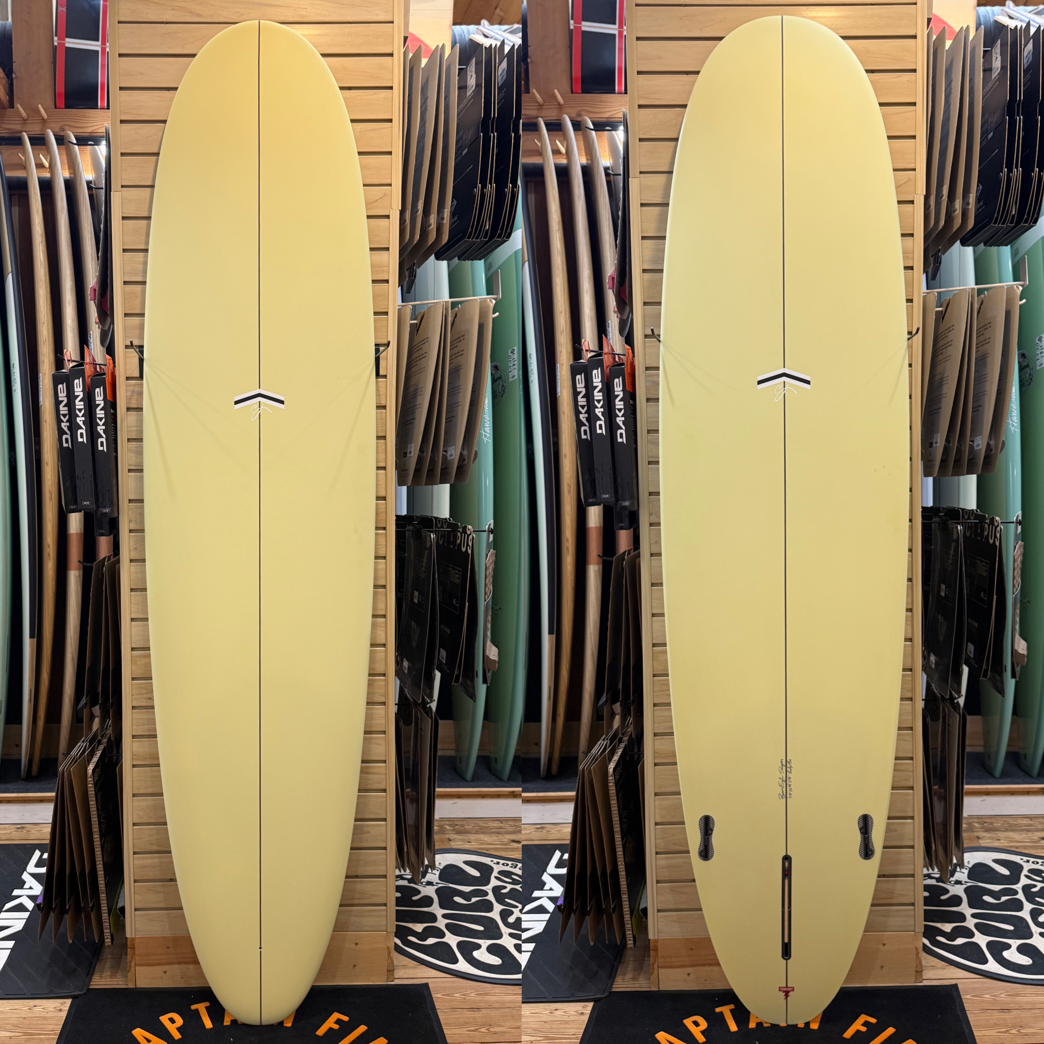 7'10 Parallax Plus surfboard top photo