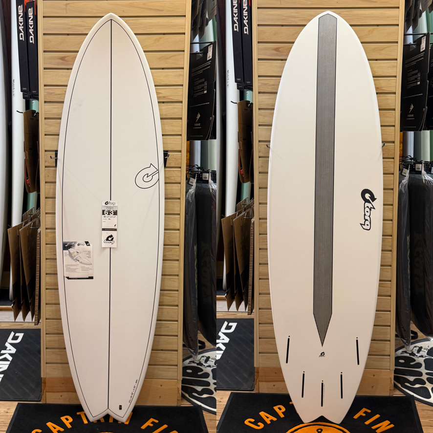 6'3 Fish Carbon (white)  surfboard top photo