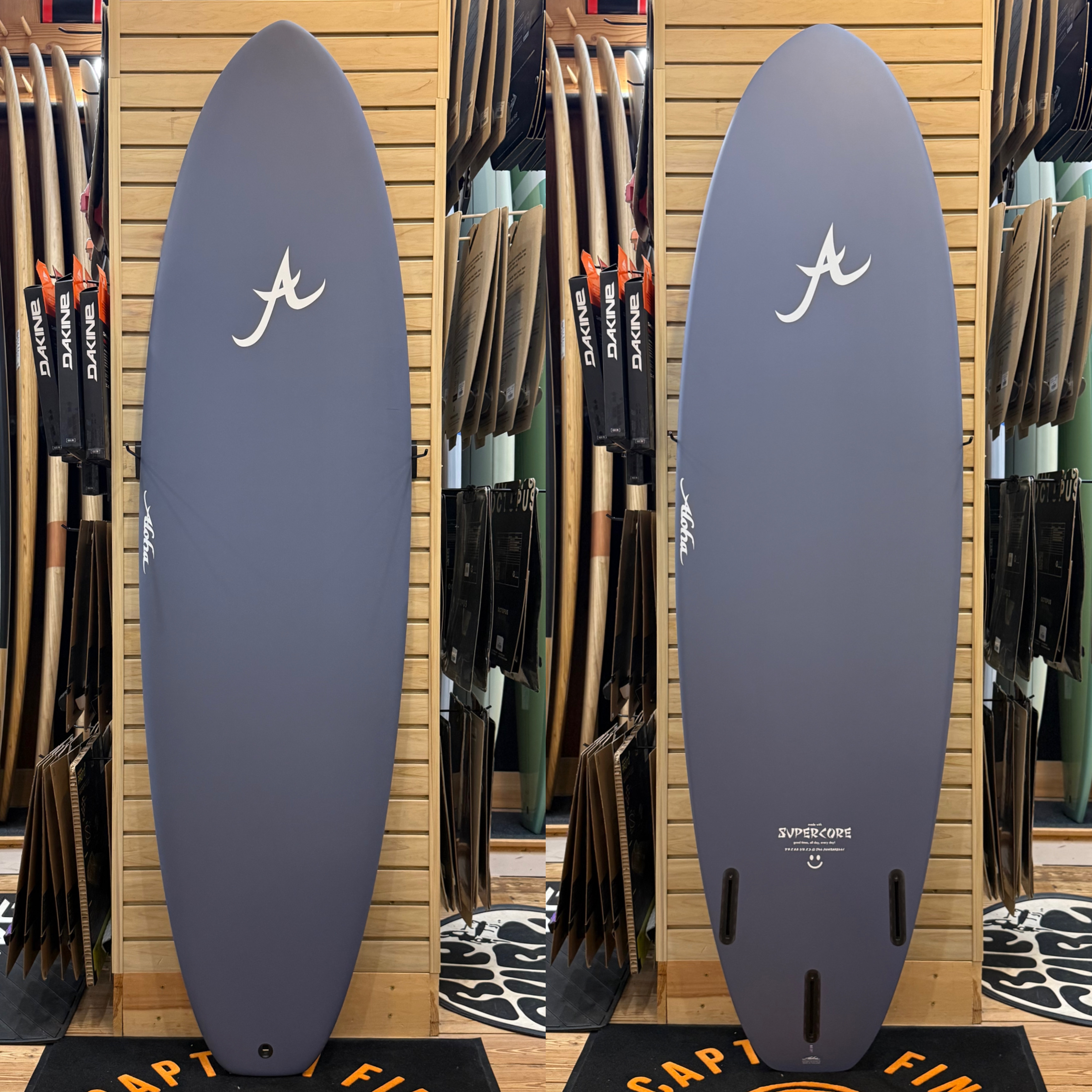 6'10 Funzarelli (Navy) surfboard top photo