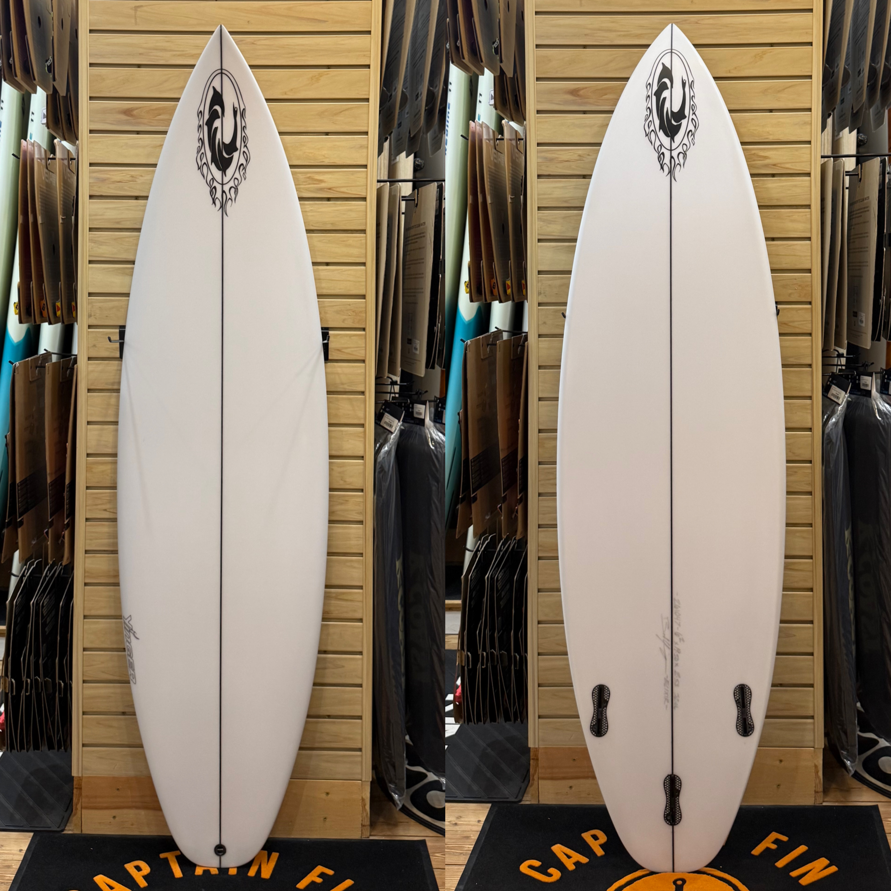 6'4 Yinger Elixir  surfboard top photo