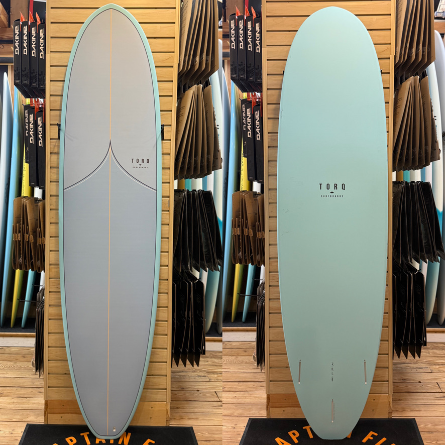 7'4 Fun V+ Vortex (all blue) surfboard top photo