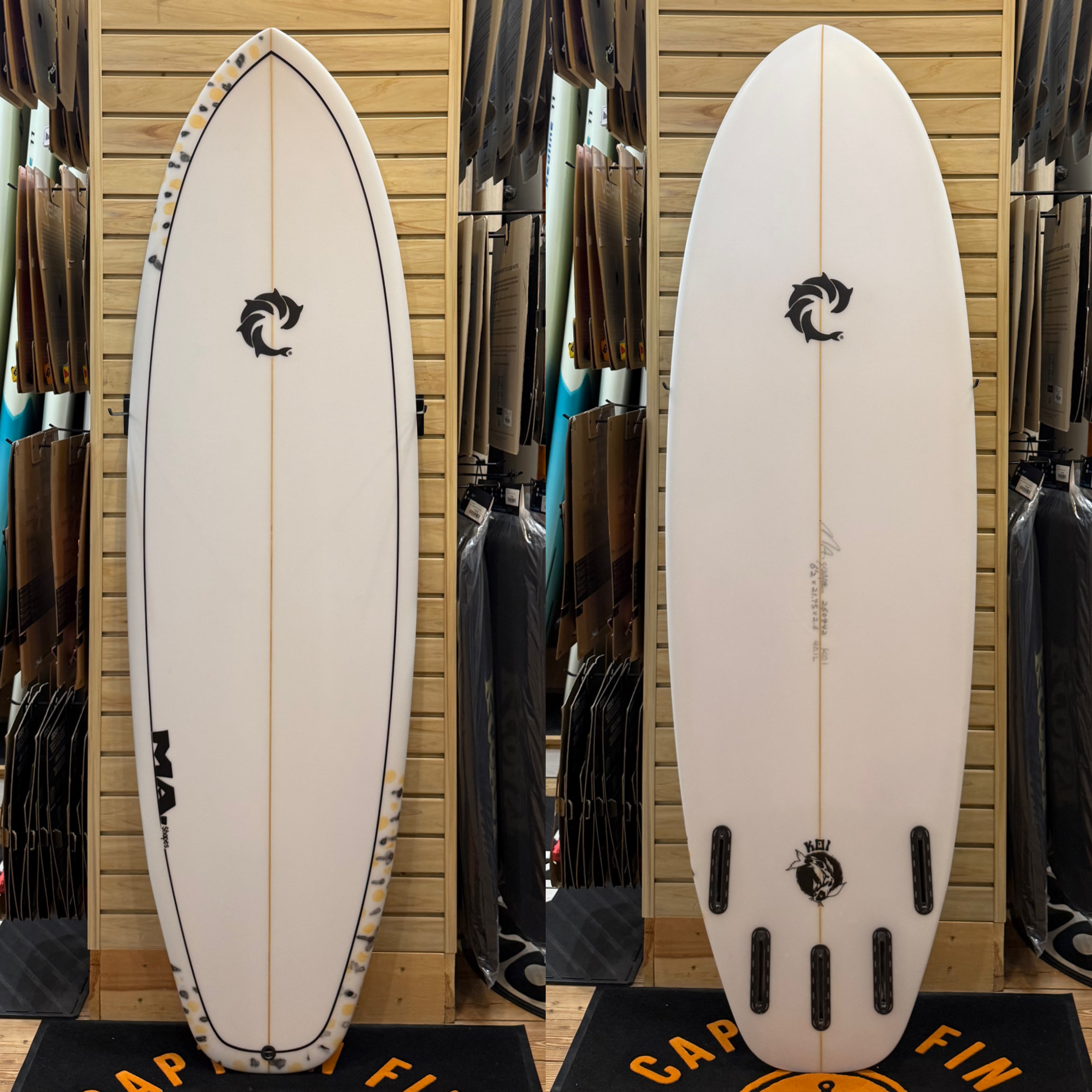 6'2 Makoi  surfboard top photo