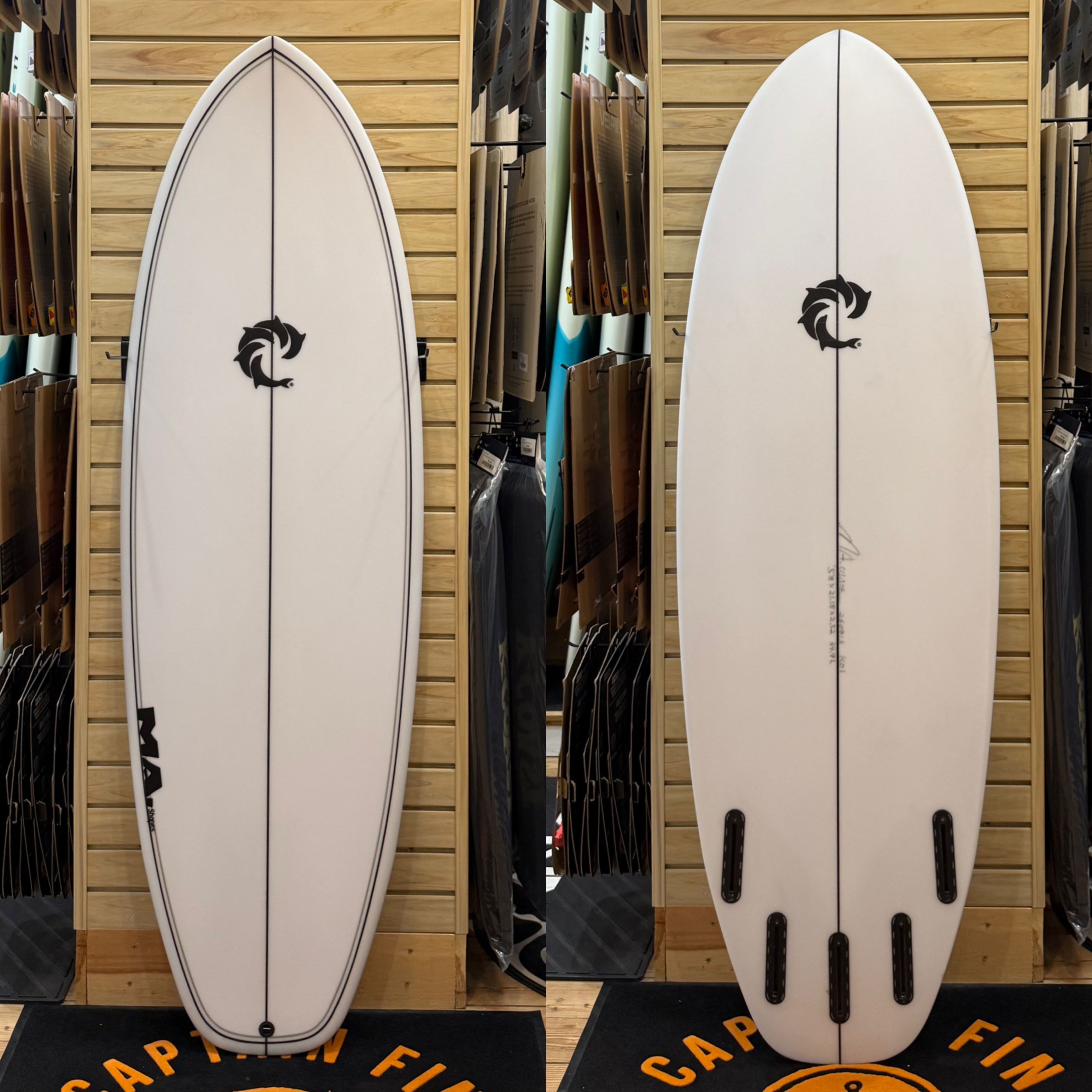 5'8 Makoi  surfboard top photo