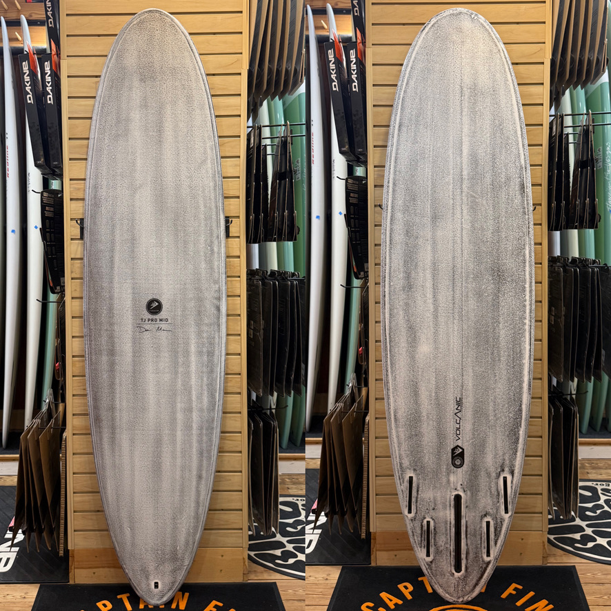 7'4 TJ Mid Volcanic  surfboard top photo