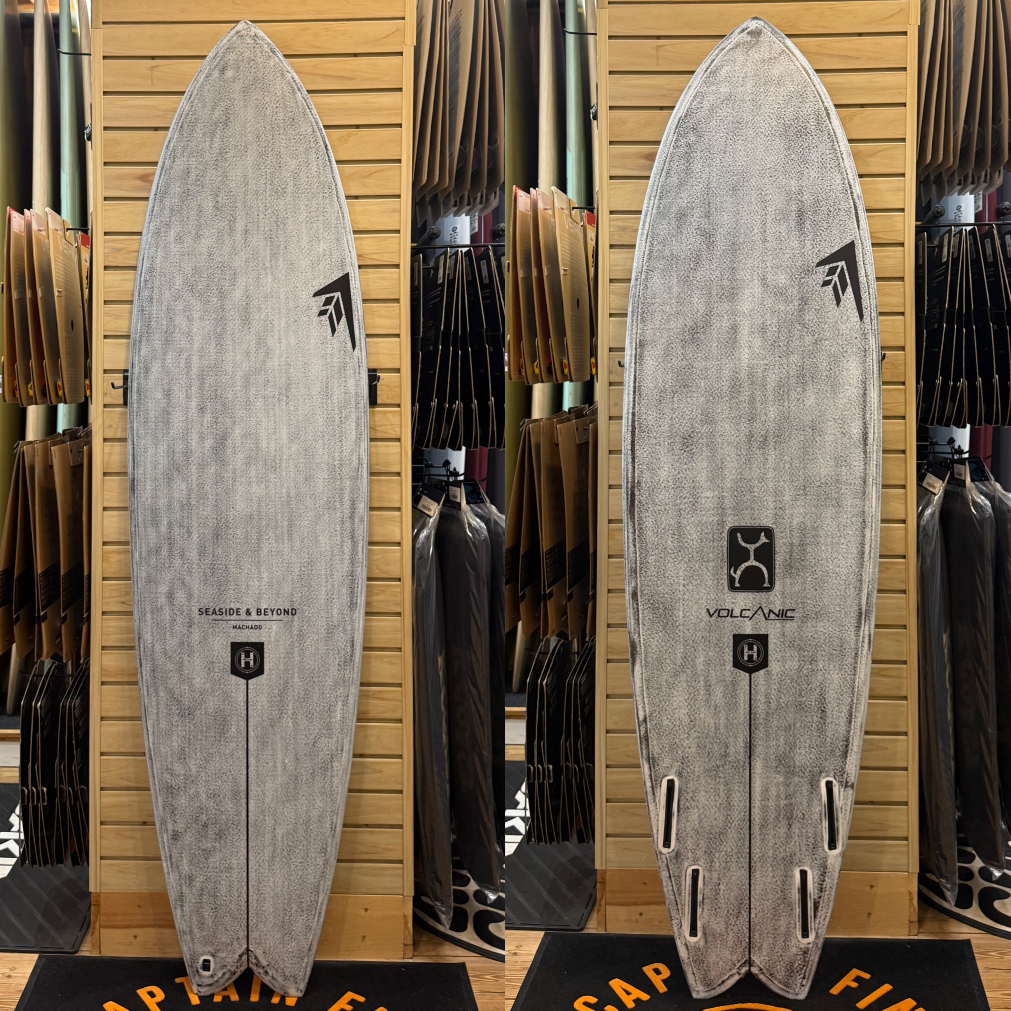 6'8 Volcanic Seaside & Beyond  surfboard top photo
