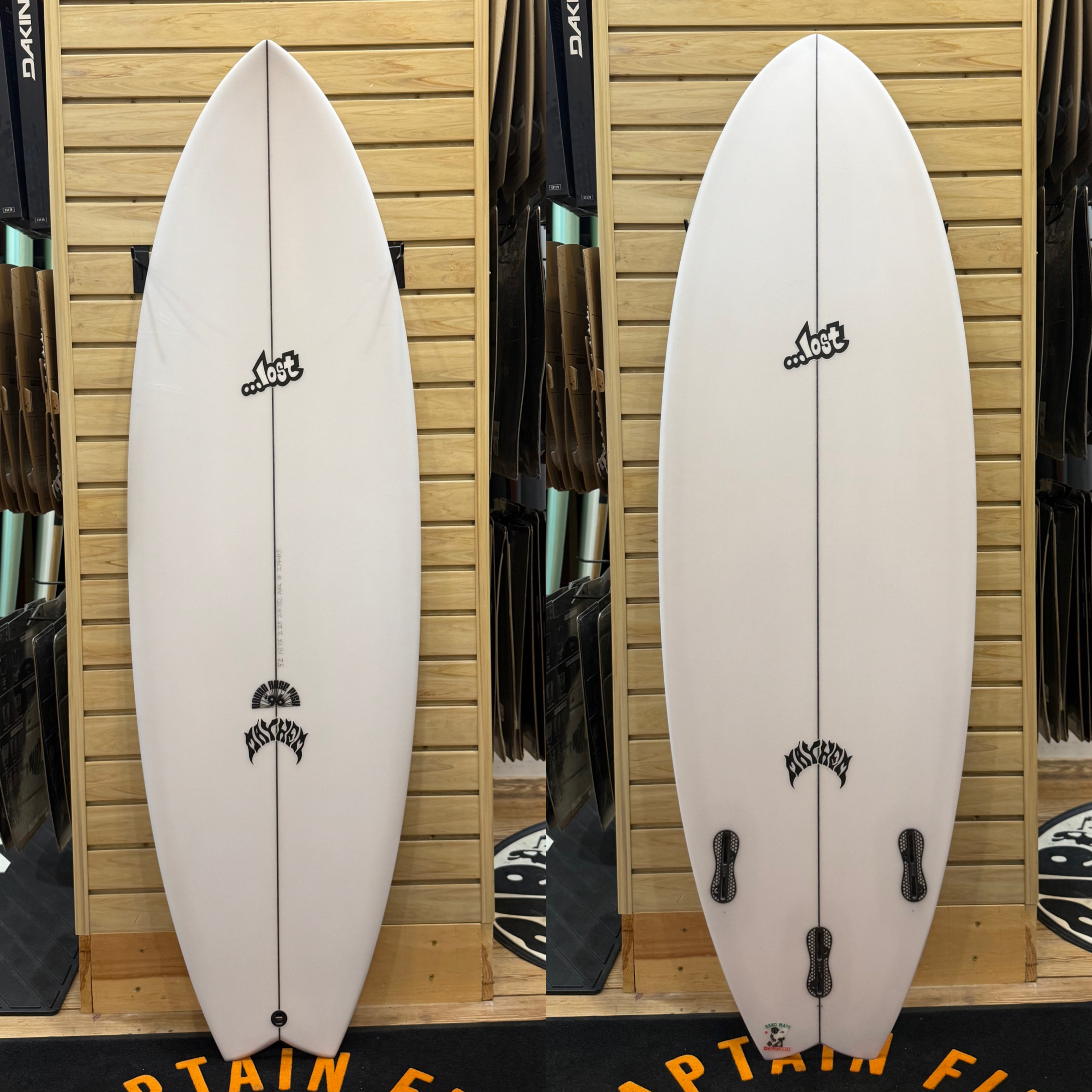 5'9 Round Nose Fish  surfboard top photo