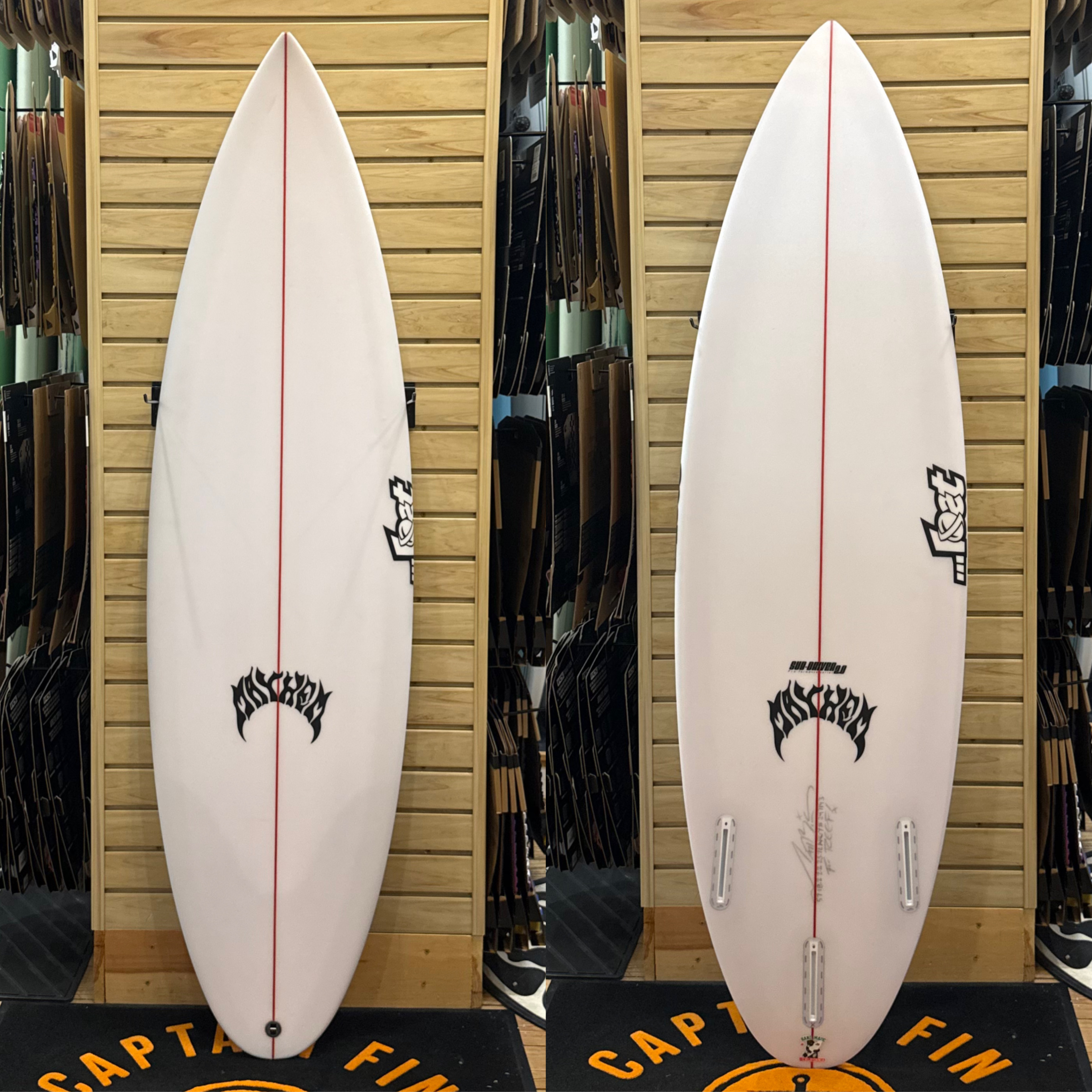 5'7 Sub Driver 2.0 surfboard top photo