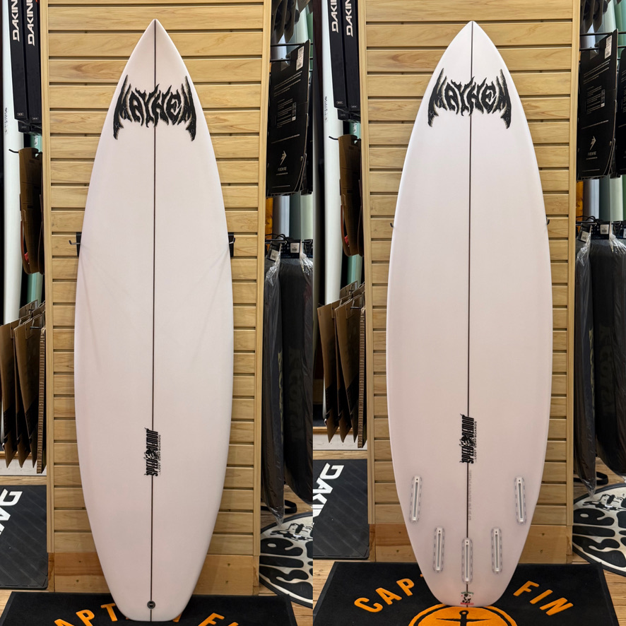 5'11 Speed Demon surfboard top photo