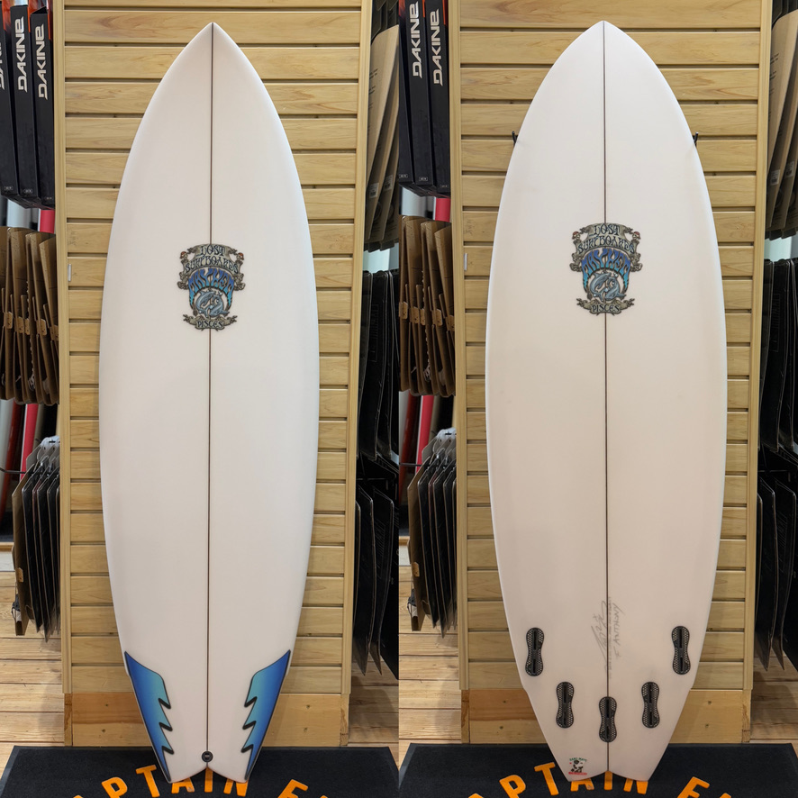 6'0 Pisces  surfboard top photo