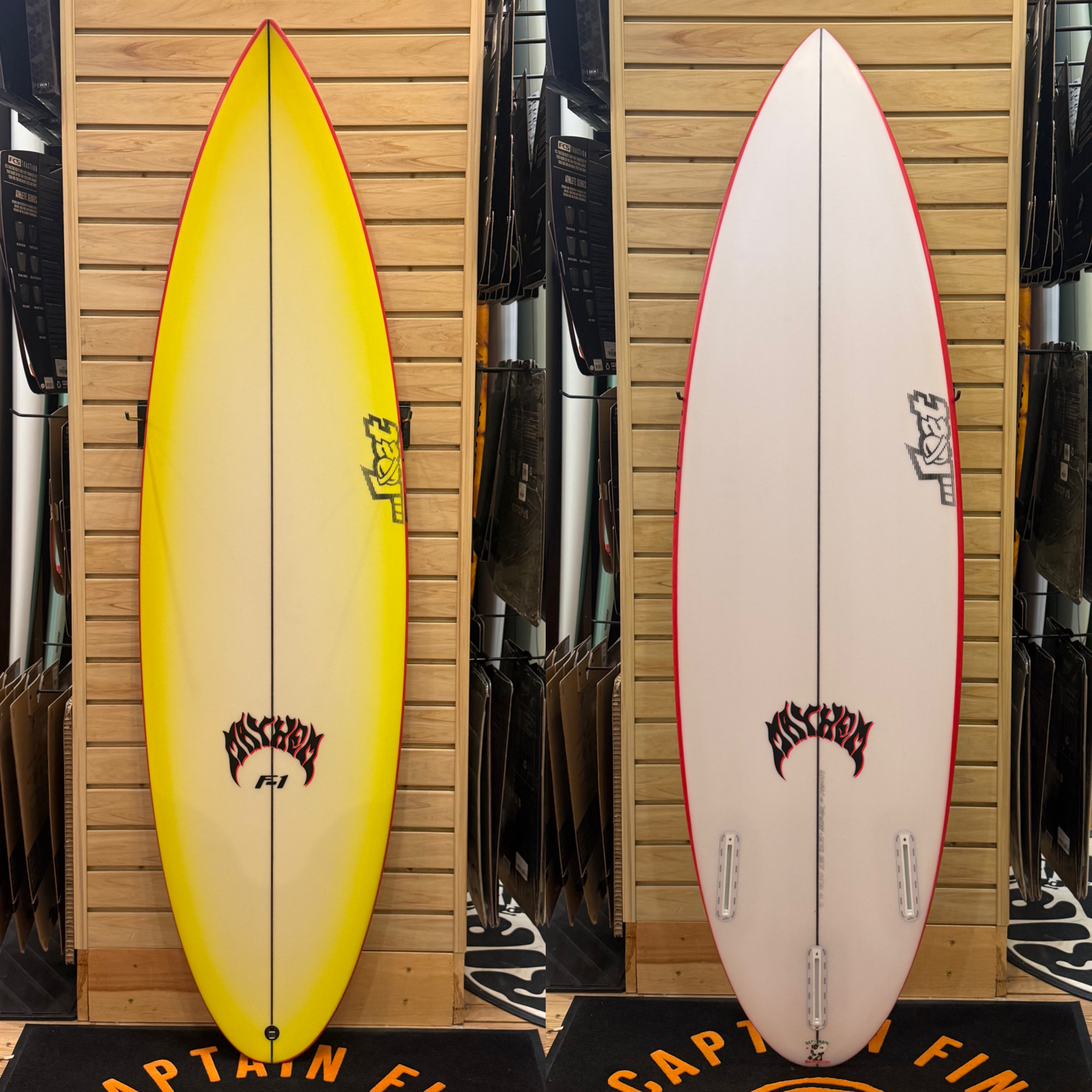 5'8 Formula 1  surfboard top photo