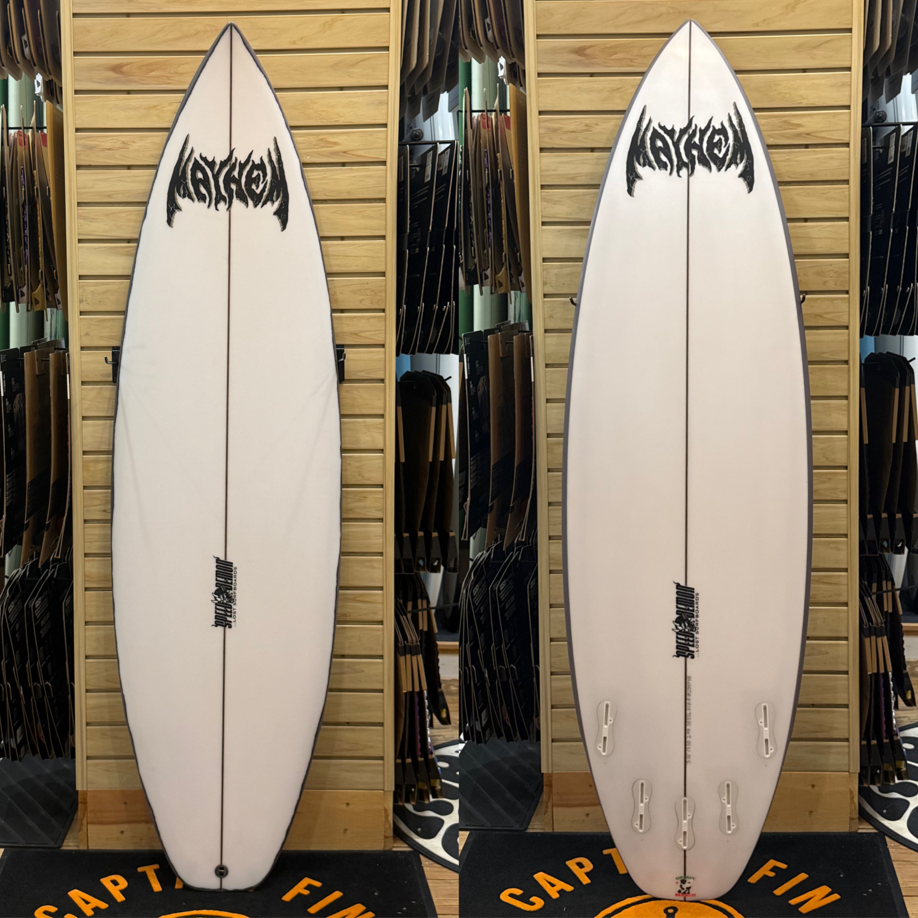 5'10 Speed Demon  surfboard top photo