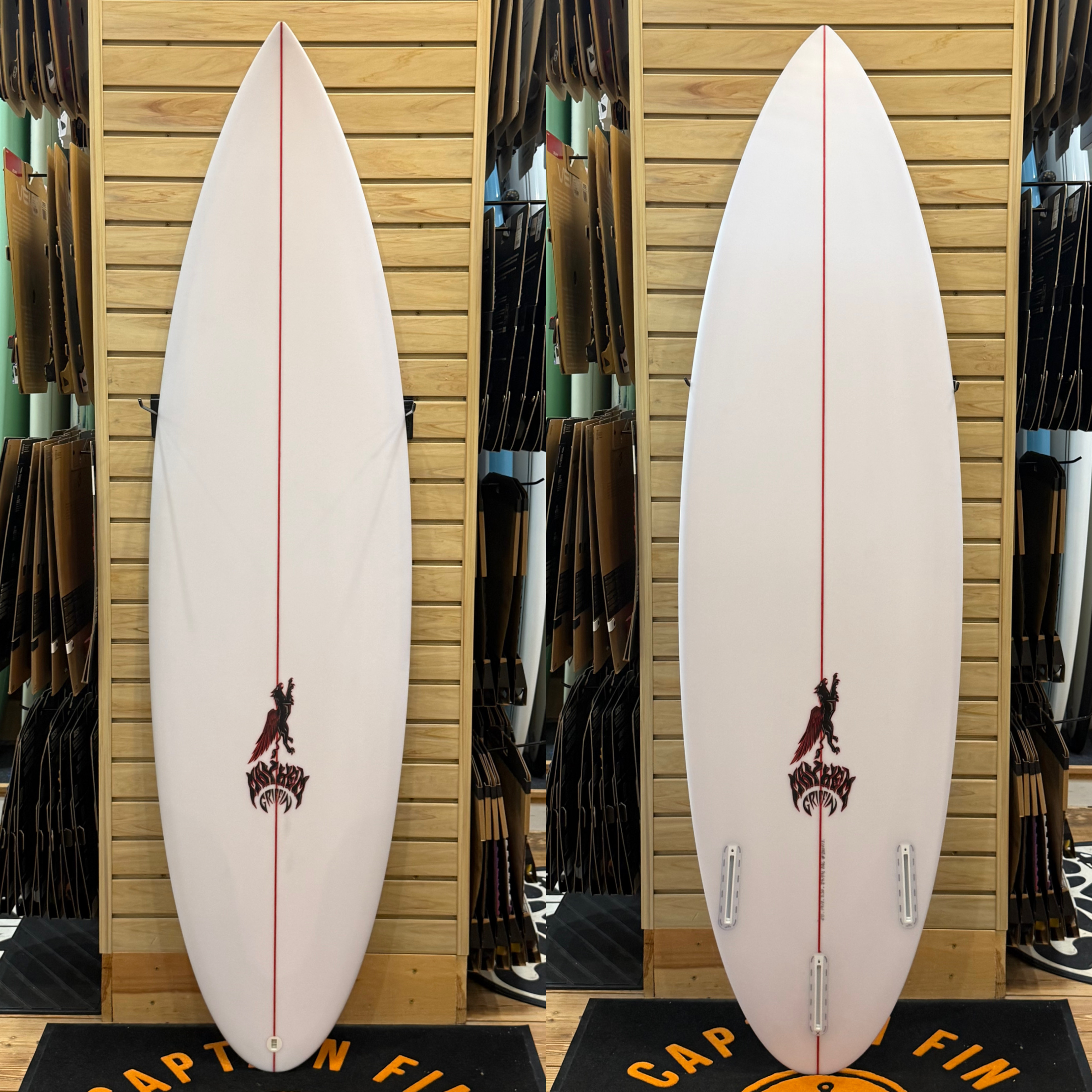 6'0 Griffin Pro  surfboard top photo
