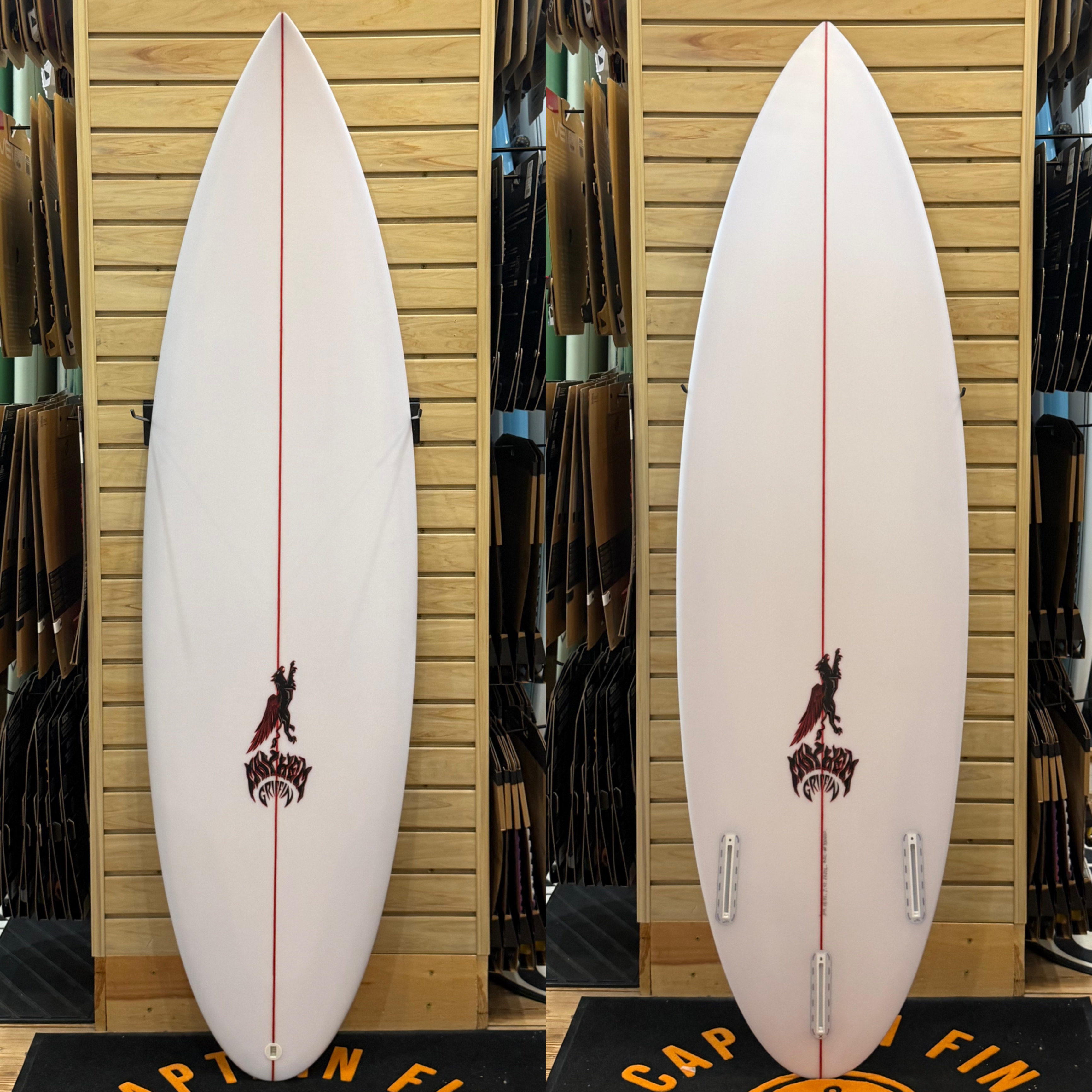 5'9 Griffin Pro  surfboard top photo