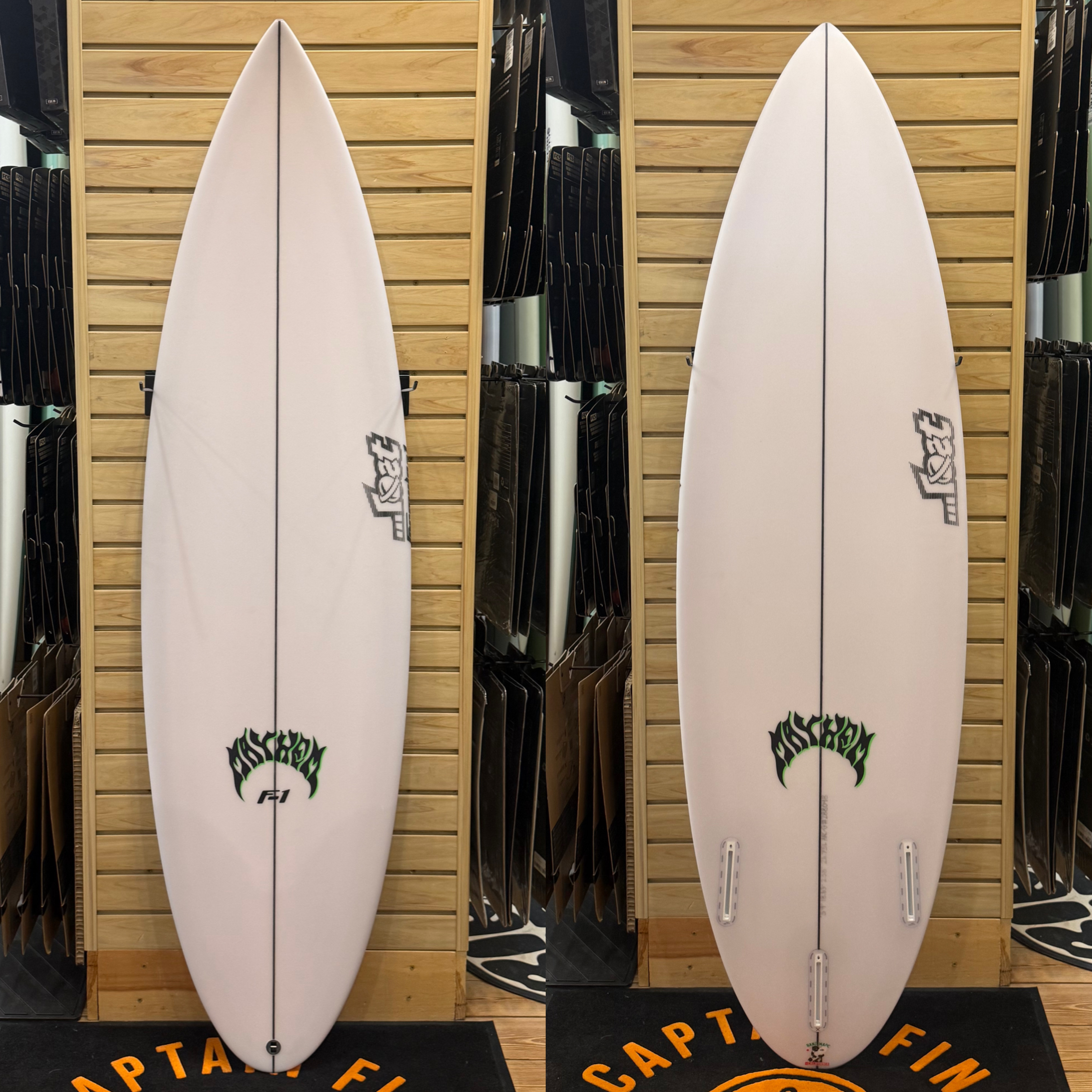 5'9 Formula 1 surfboard top photo