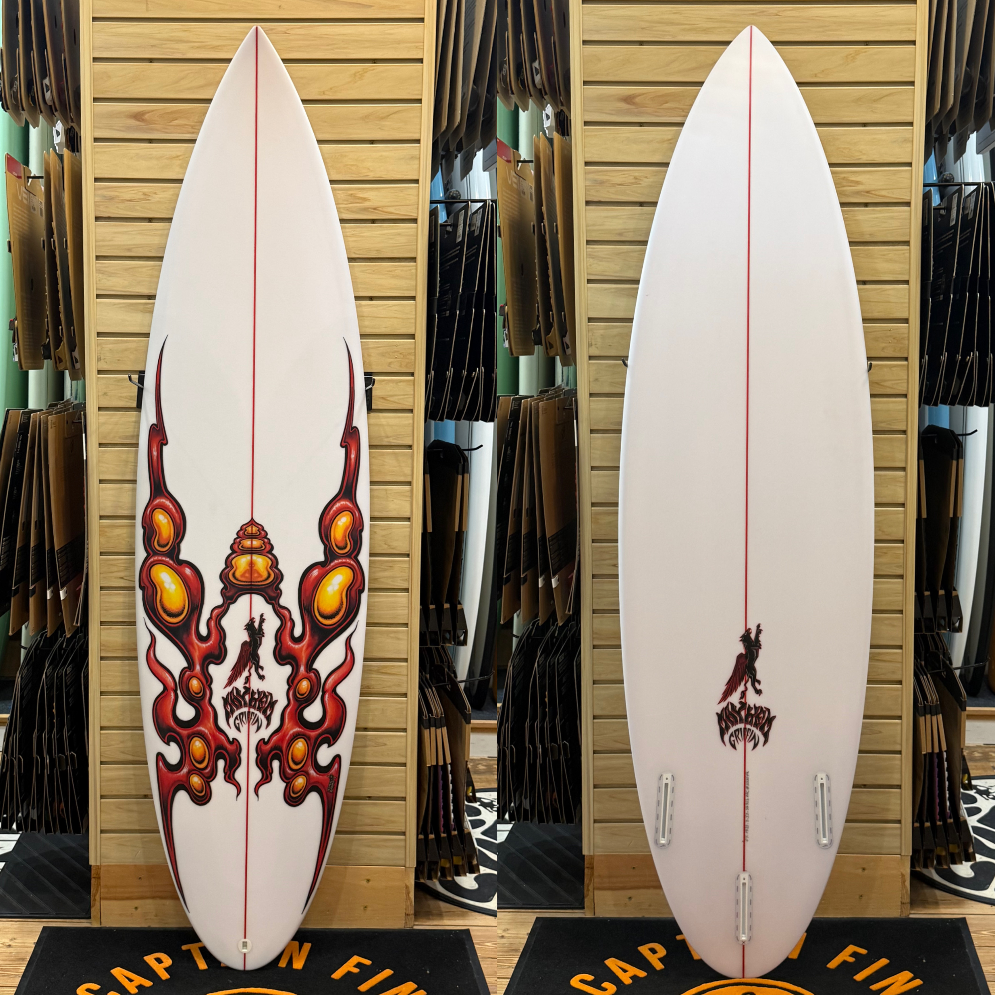 6'1 Griffin Pro  surfboard top photo