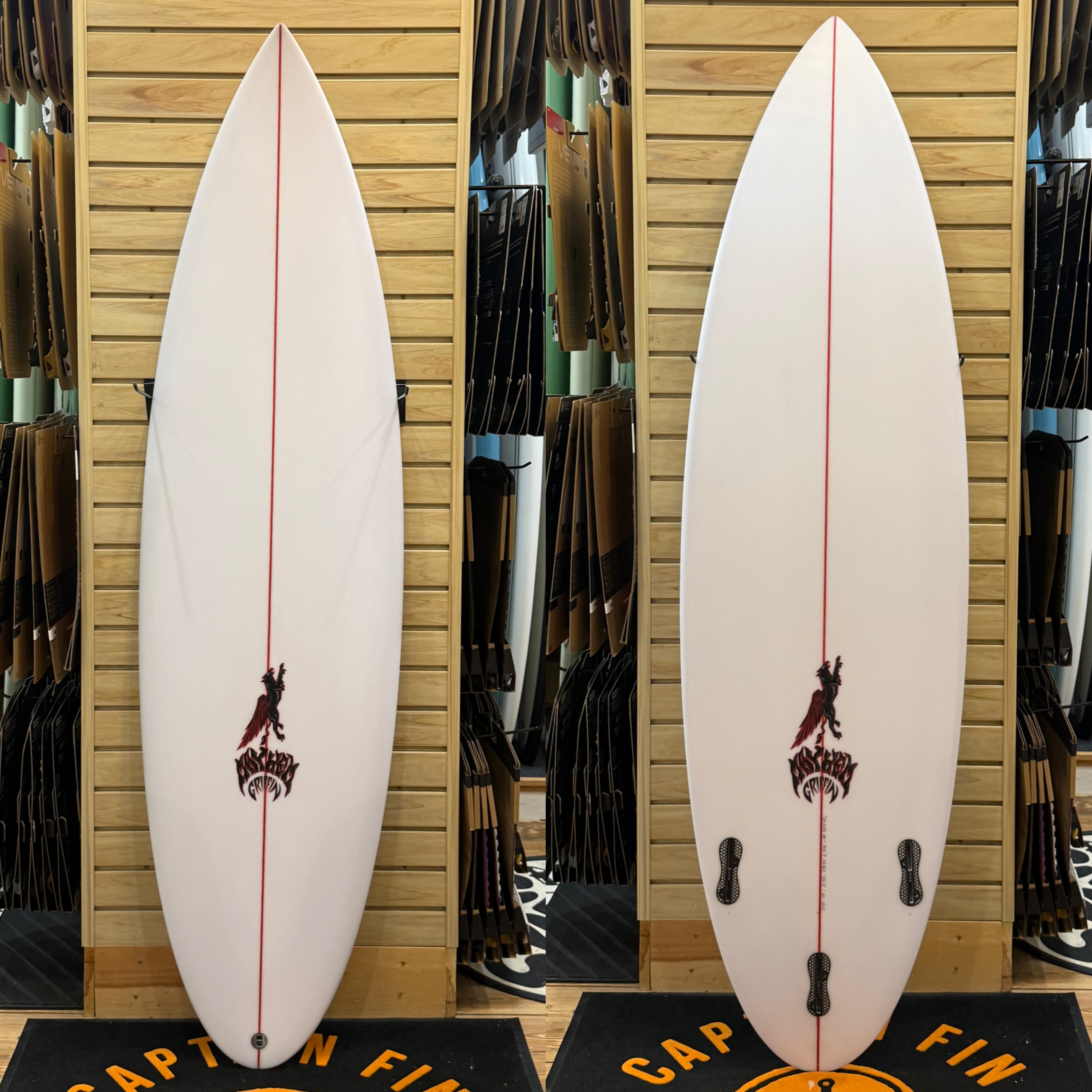 5'11 Griffin Pro  surfboard top photo