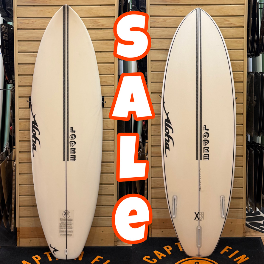 5'5 Lopez surfboard top photo